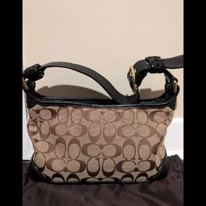 Coach Monogram Shoulder Bag