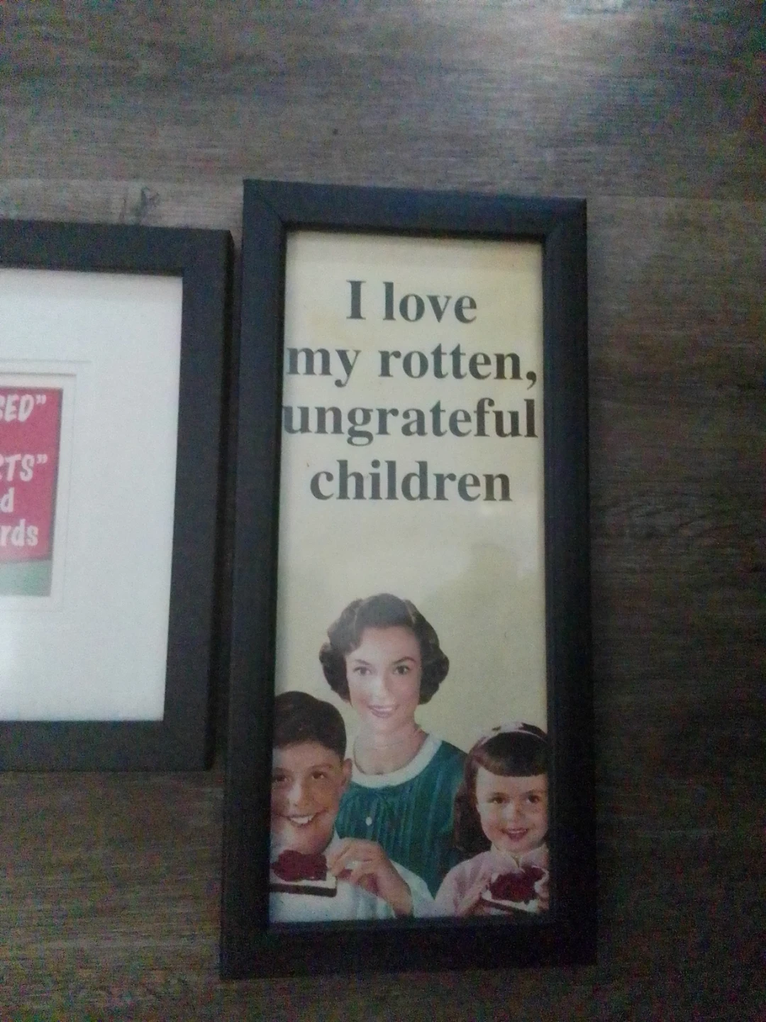 Framed Wall Art with Humorous Sayings - photo 2