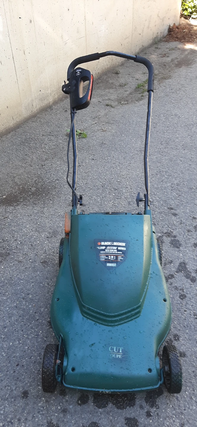 Black & Decker MM850 4.0 HP Electric Mower - photo 2