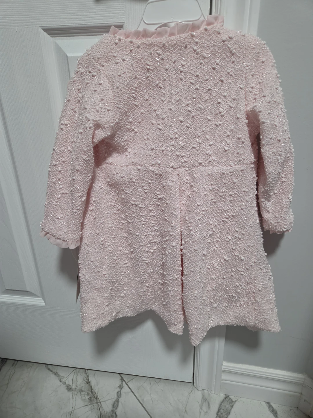 Nannette Baby Pink Dress and Cardigan/Jacket/Coat Set  24m - photo 3