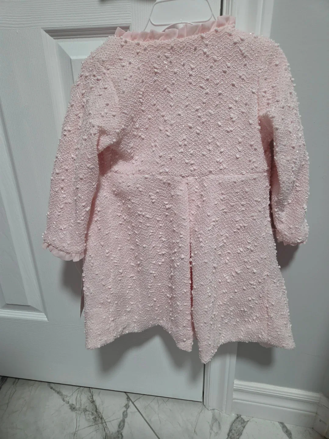 Nannette Baby Pink Dress and Cardigan/Jacket/Coat Set  24m - photo 3