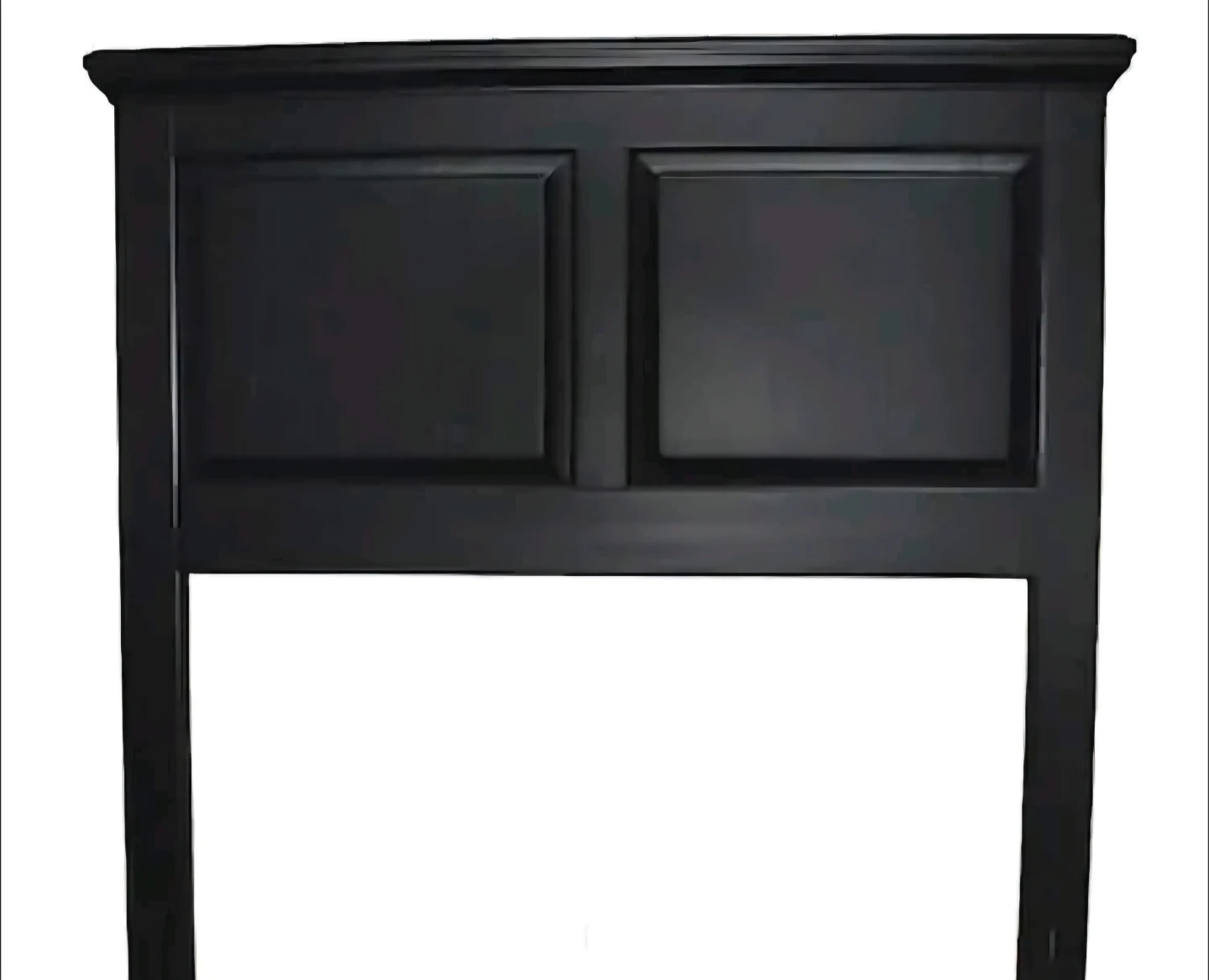Black Wooden Headboard