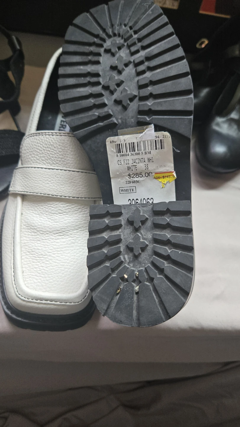 CAVERLEY White Leather Loafer Shoes - photo 2