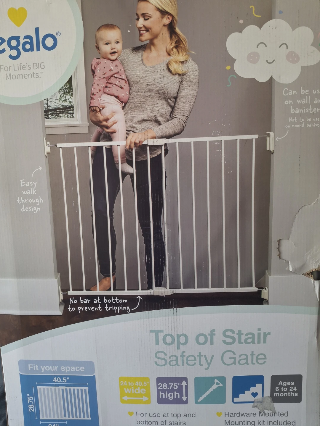 Regalo Top of Stair Safety Gate