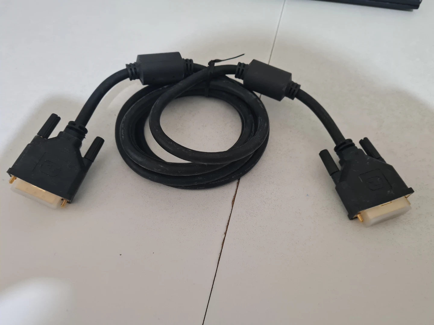 Black DVI-D Cable