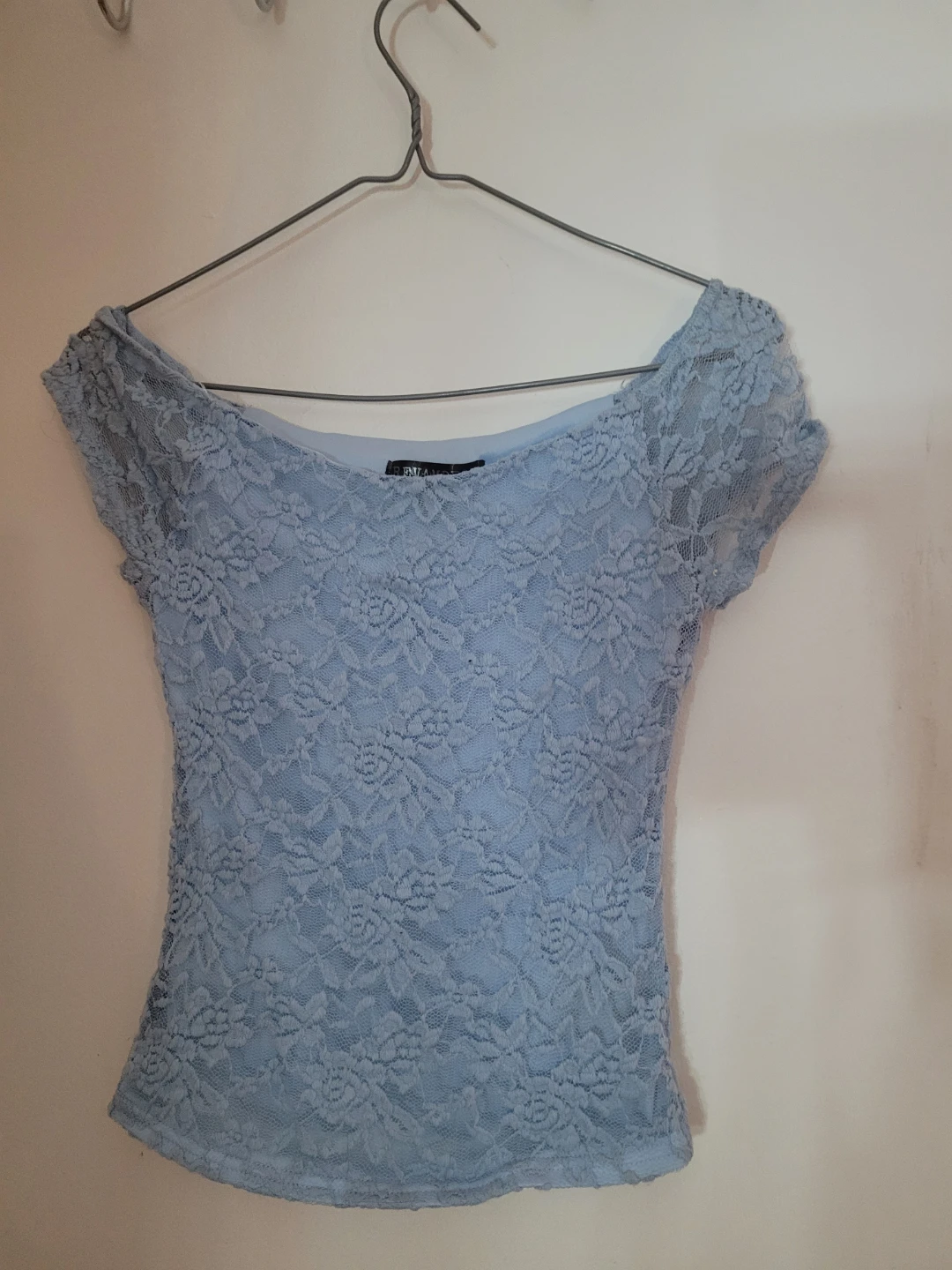 Blue Lace Top