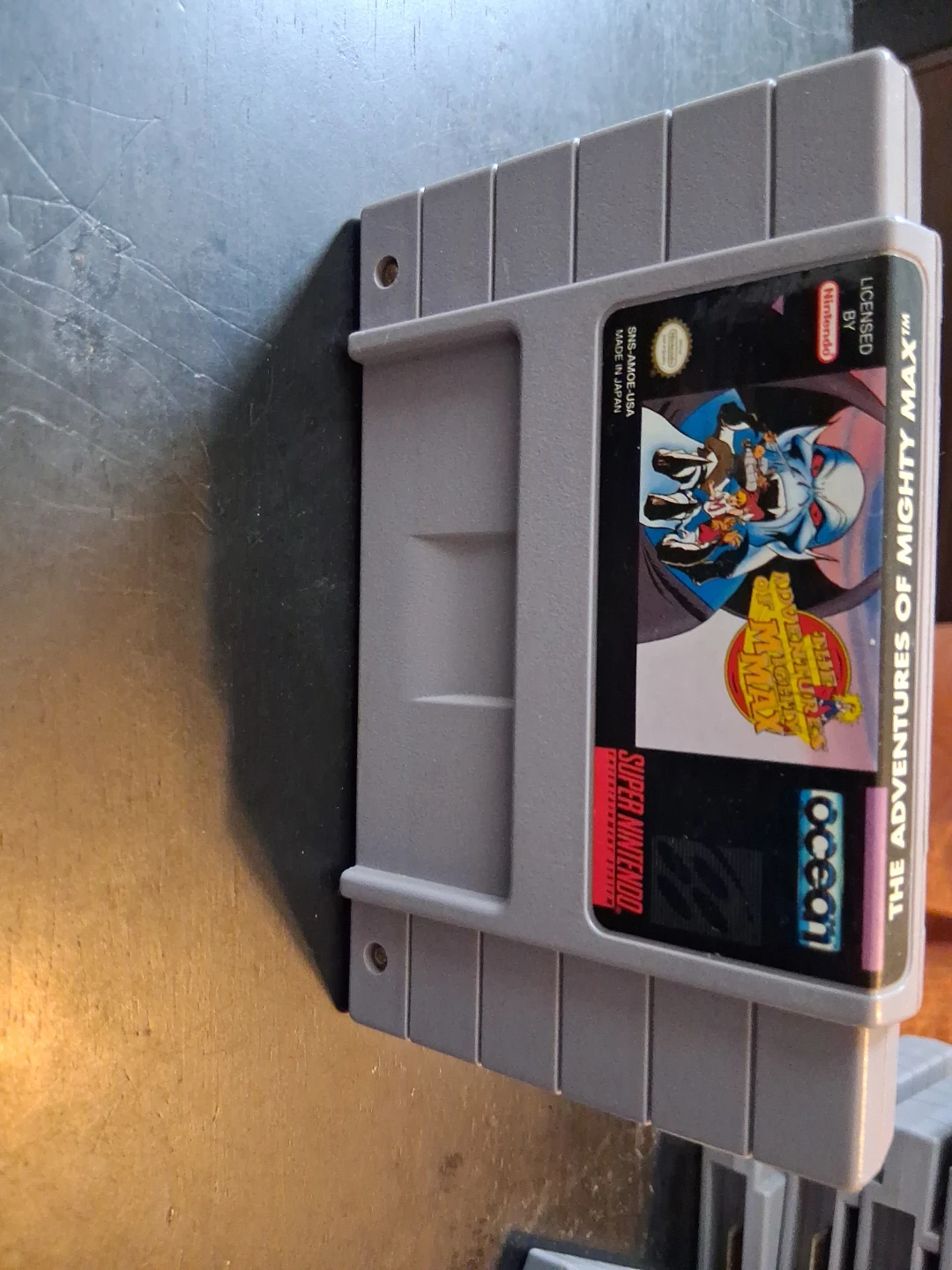 The Adventures of Mighty Max Super Nintendo SNES Game Cartridge
