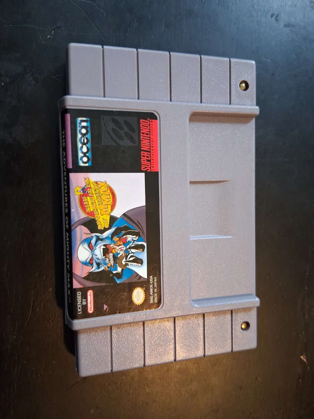 The Adventures of Mighty Max Super Nintendo SNES Game Cartridge - photo 4