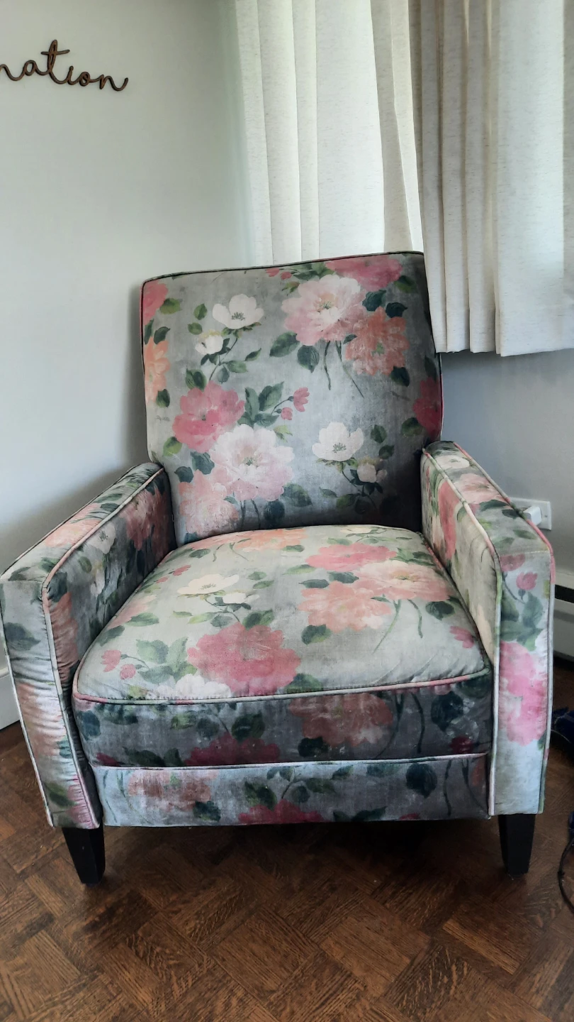 Upholstered armchair