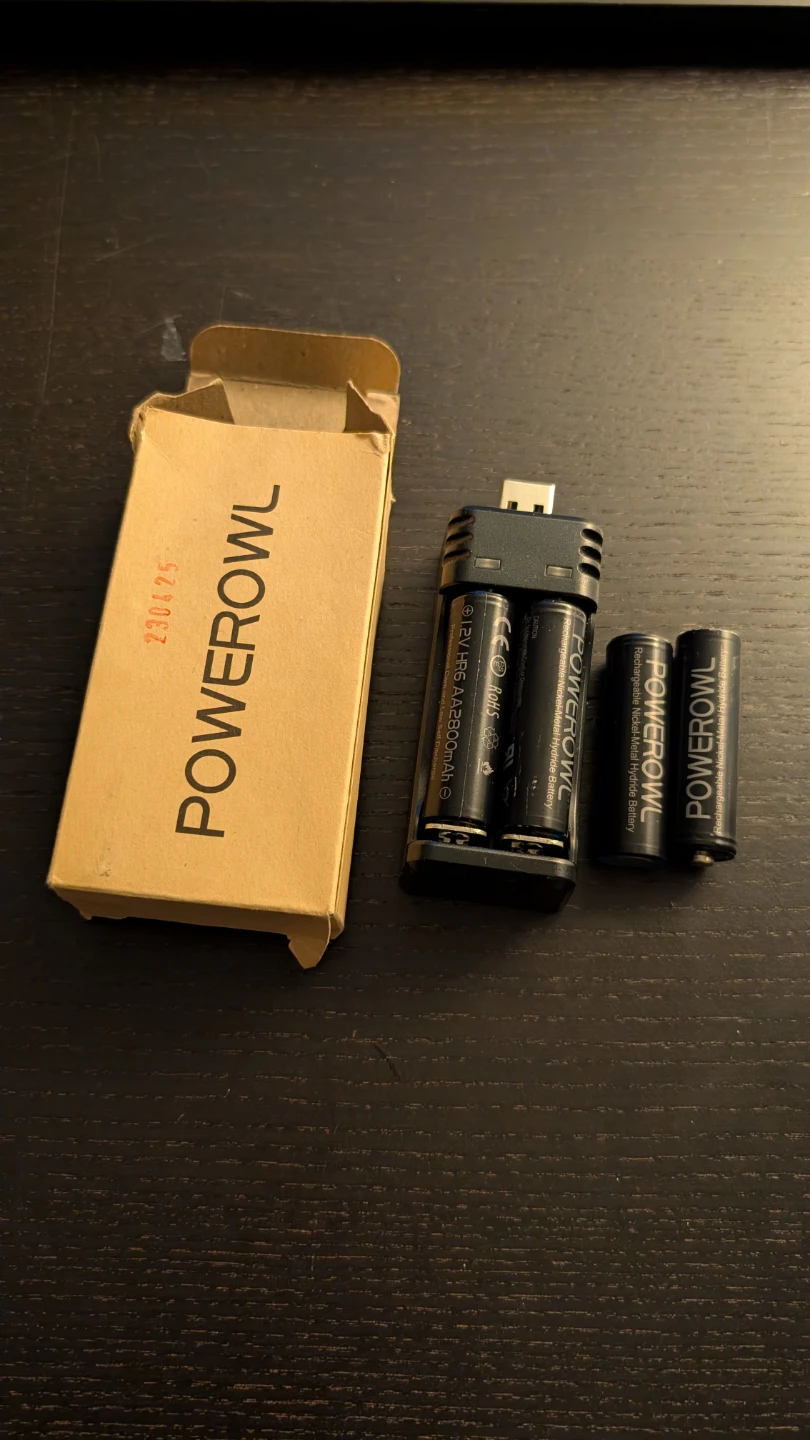 POWEROWL AA Rechargeable Batteries (2800mAh)