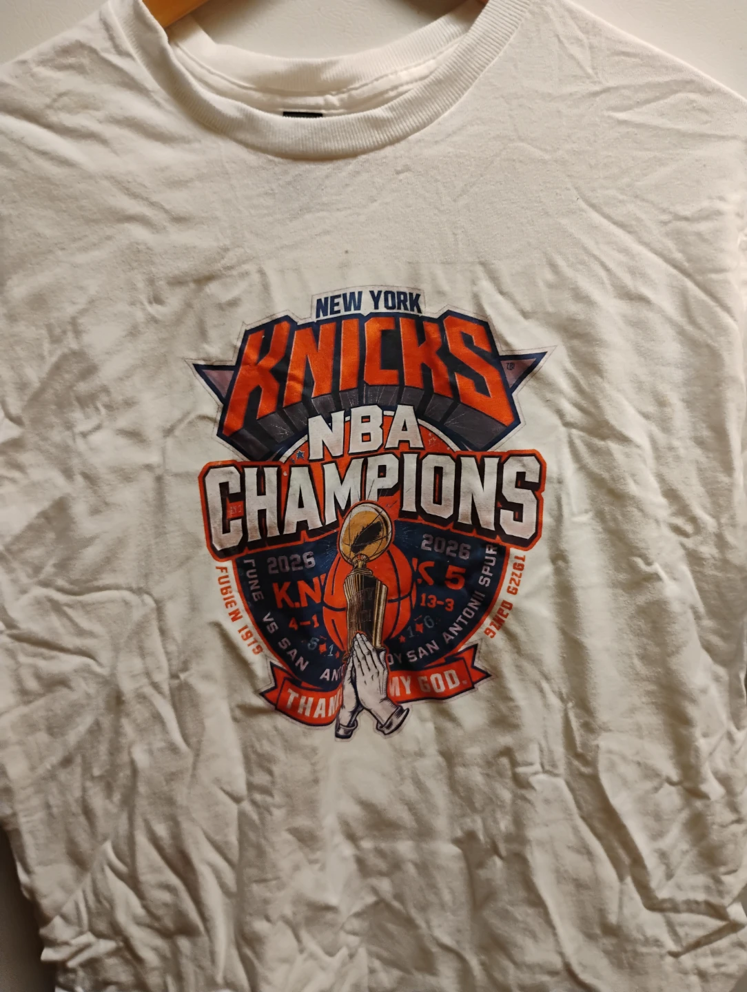 New York Knicks 2026 NBA Champions T-Shirt