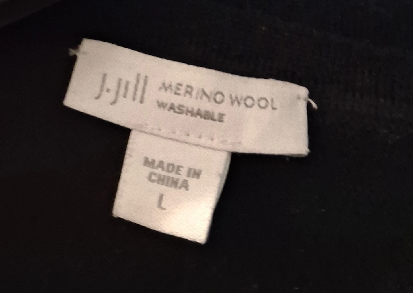 J.Jill Black Merino Wool Sweater - photo 3