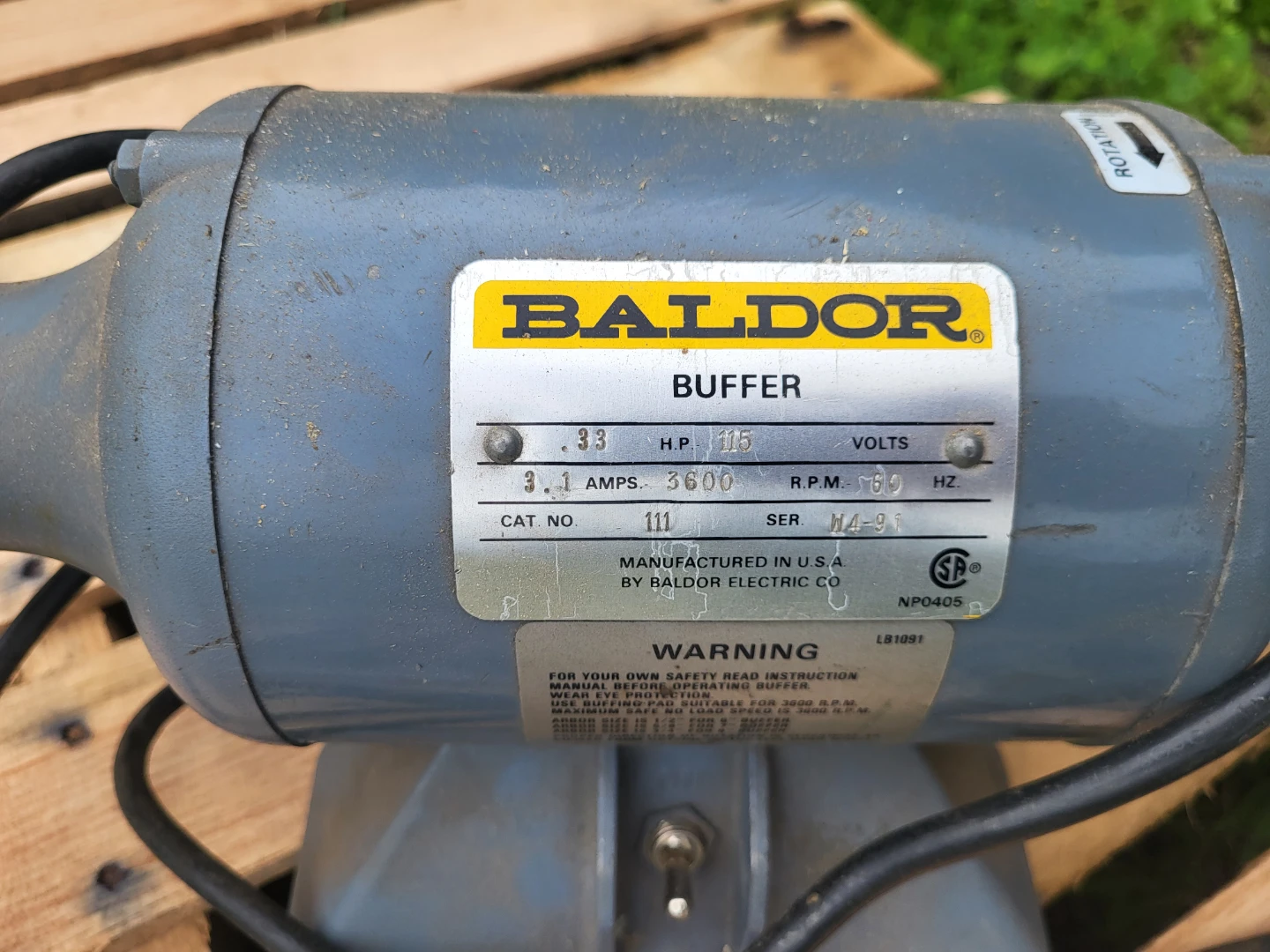 Orginal Baldor Buffer Tool with Extra Supplies - photo 3