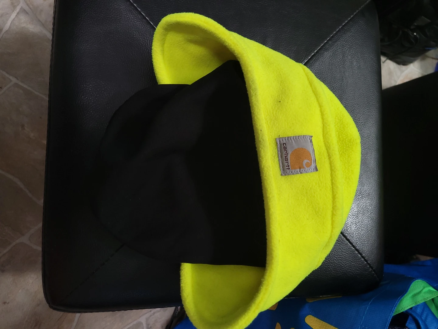 Carhartt Fleece Beanie Hat - Hi-Vis Yellow