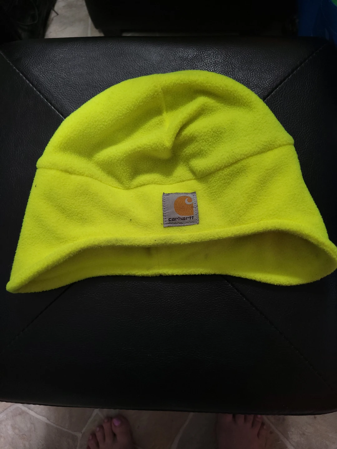 Carhartt Fleece Beanie Hat - Hi-Vis Yellow - photo 2