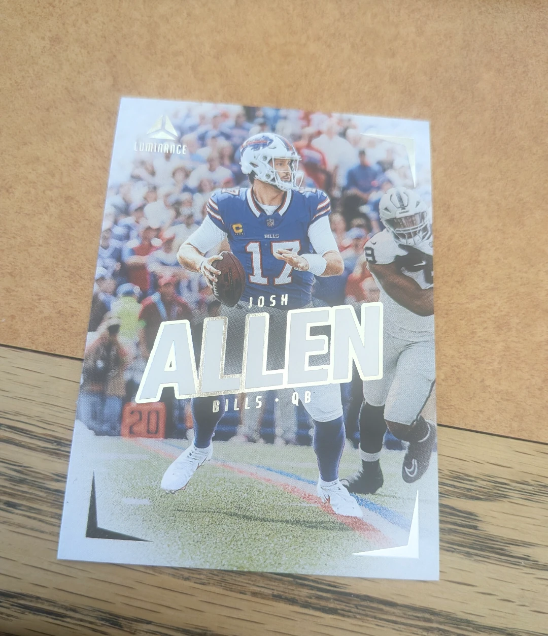Panini Luminance Josh Allen Football Card