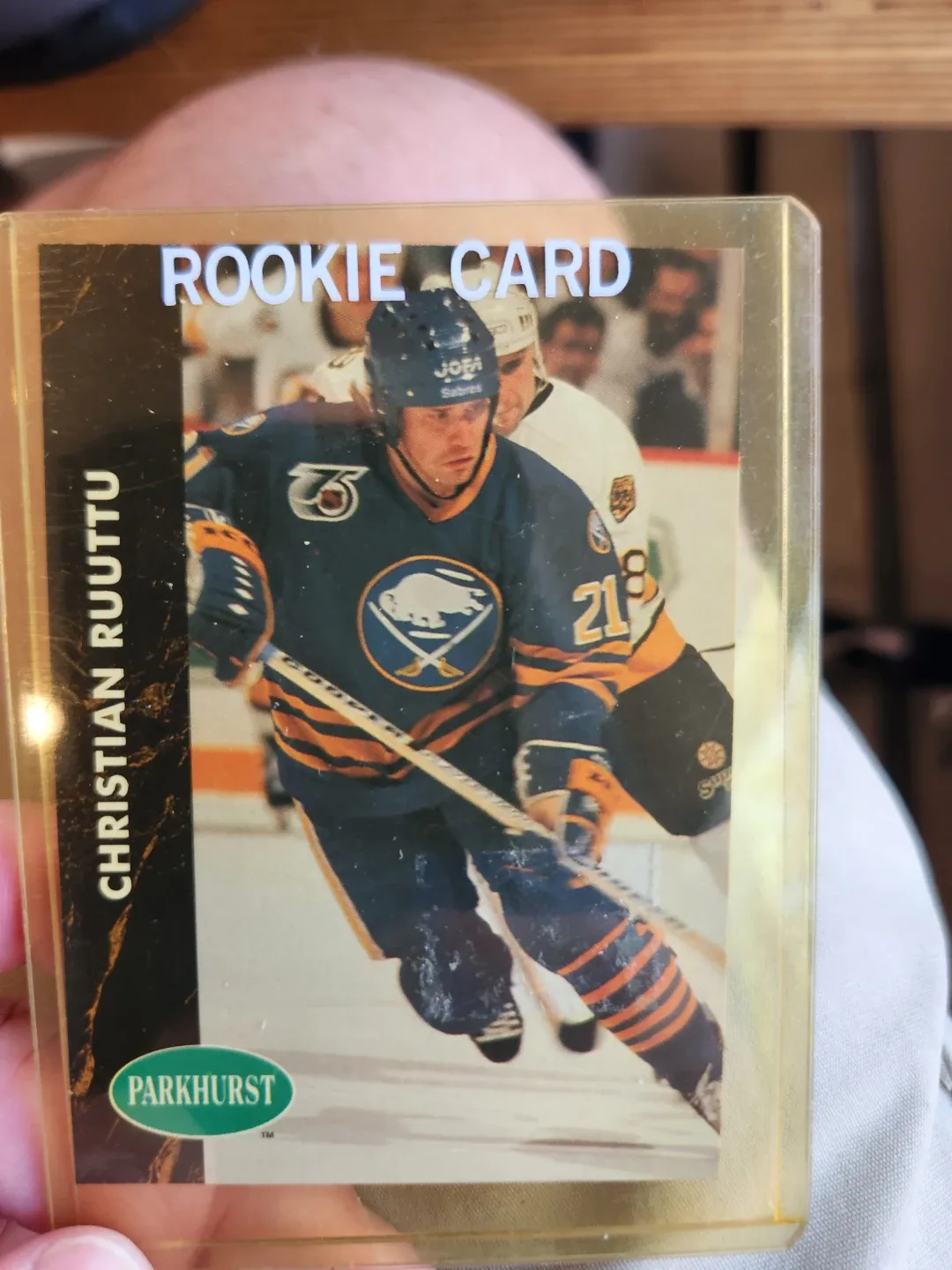 Christian Ruuttu Buffalo Sabres Parkhurst Rookie Card