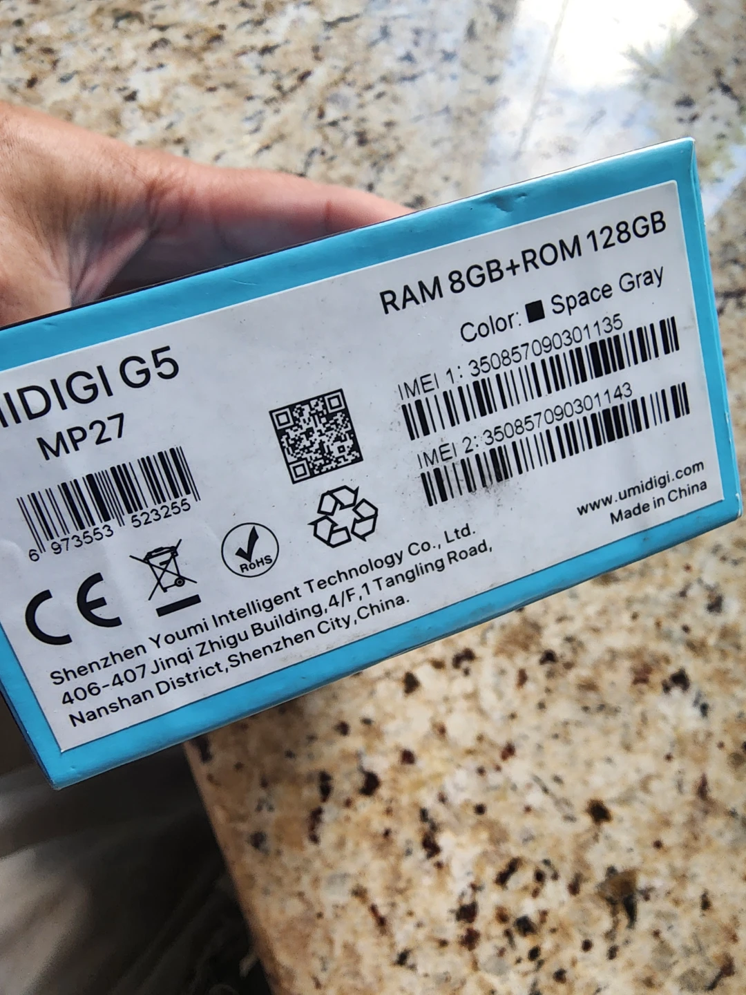 UMIDIGI G5 MP27 Space Gray Smartphone - photo 2