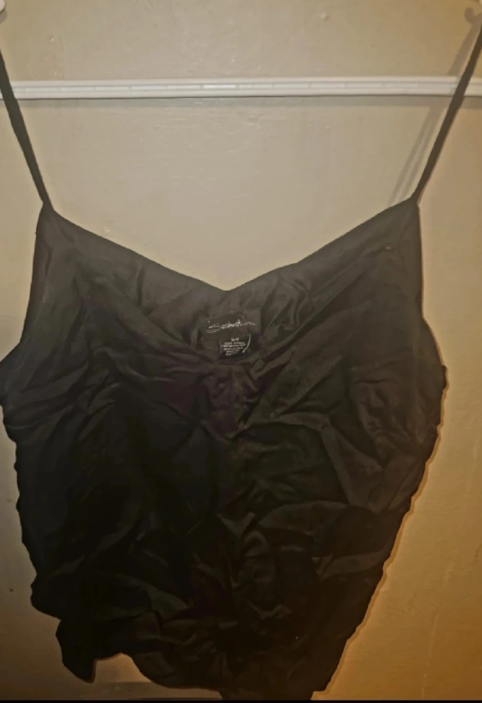 Seductions Black Cami Top