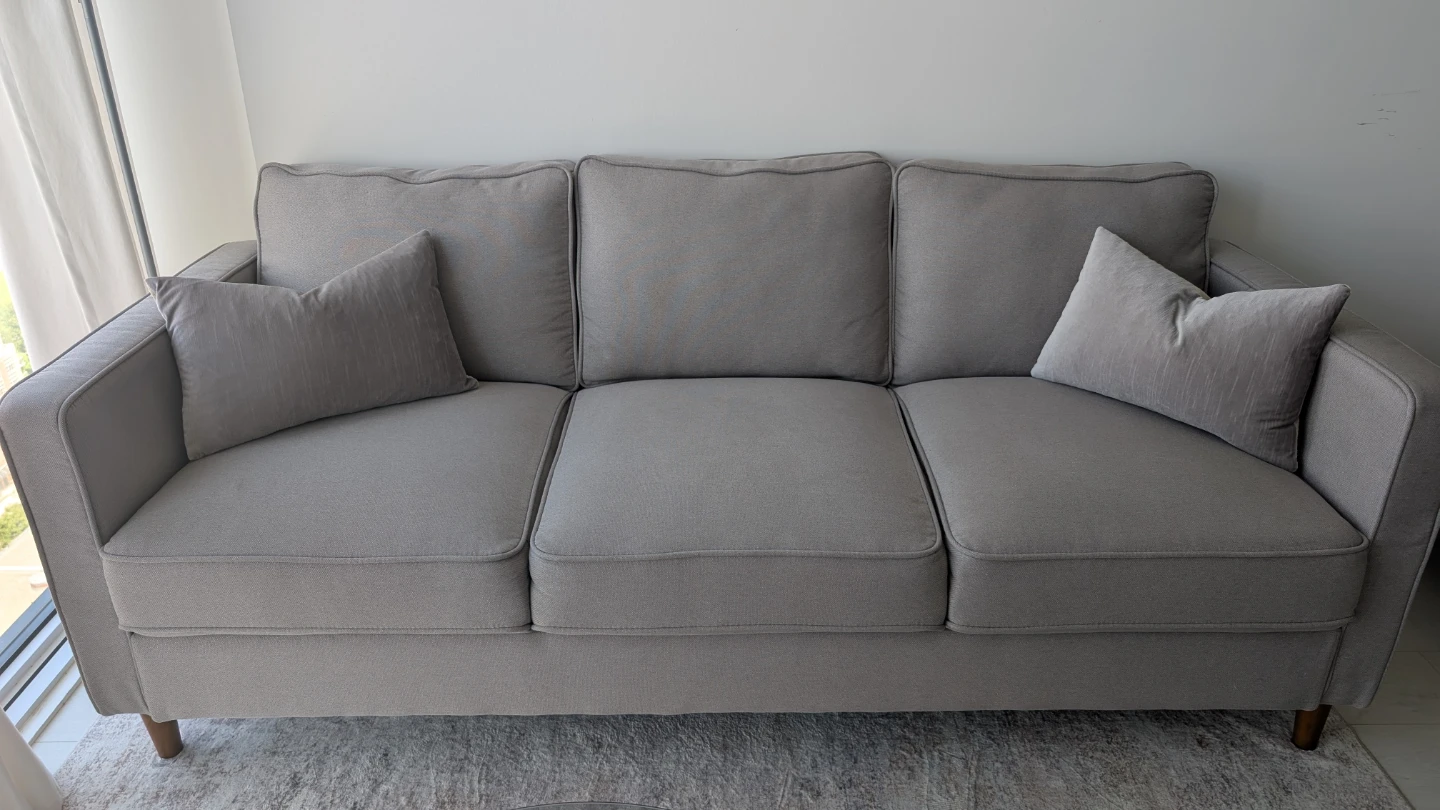 Grey 3-Seater Sofa