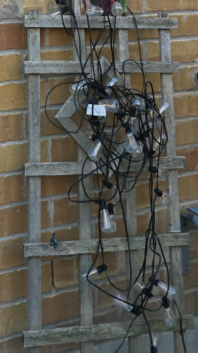 String Lights with Clear Bulbs