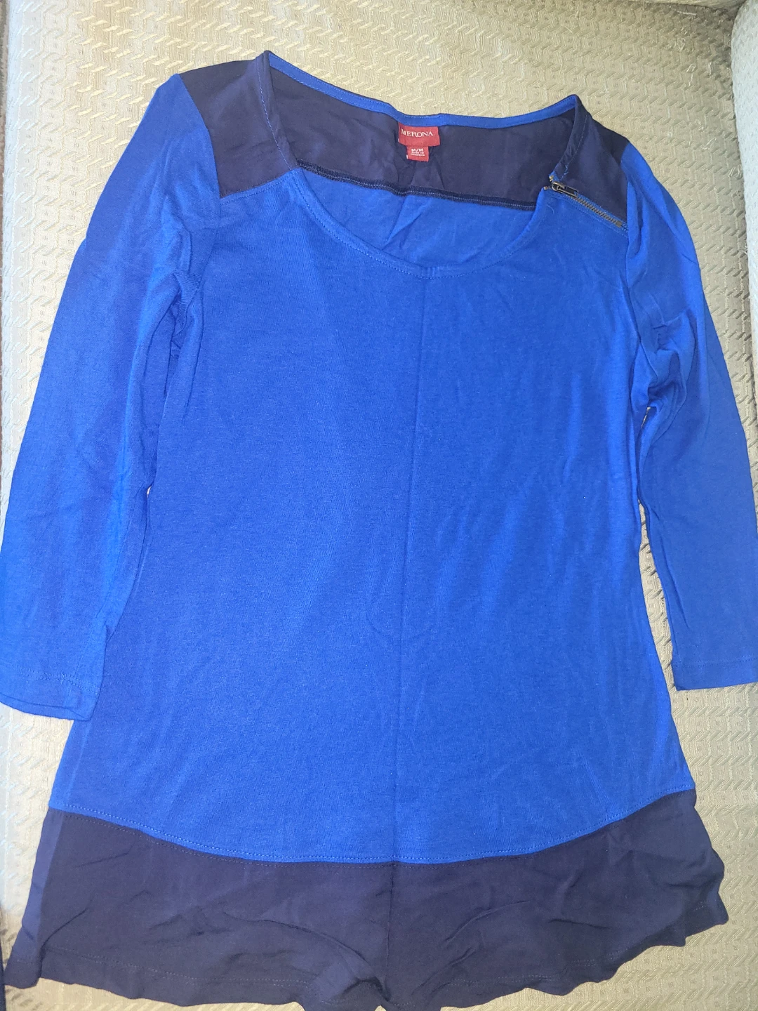 Merona Blue Long Sleeve Top