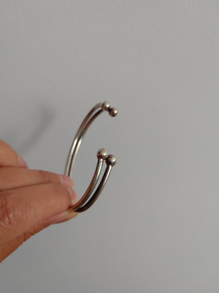 925 real Silver  Cuff Bracelet - photo 4