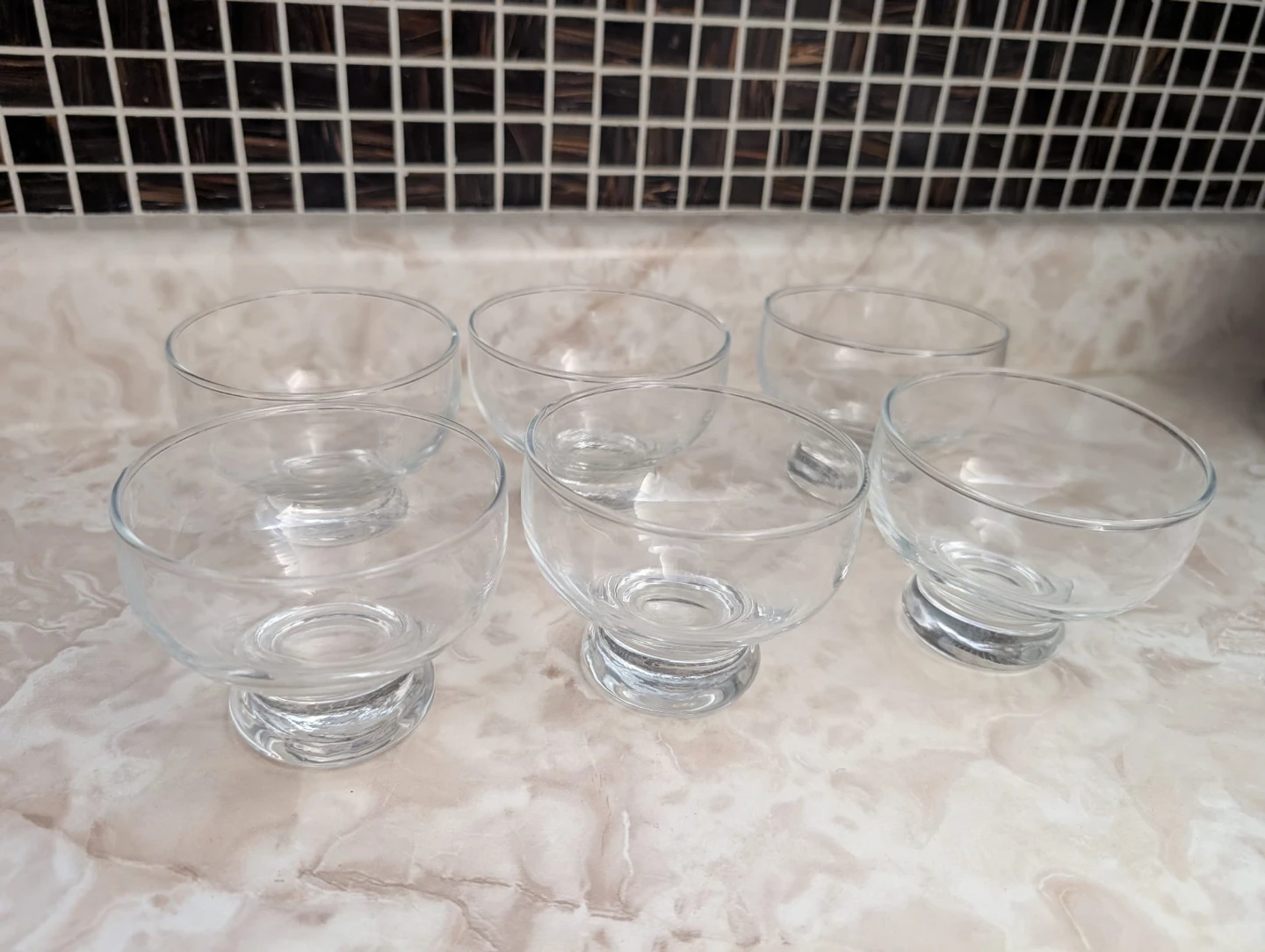 Set of 6 Glass Dessert Bowls - photo 4