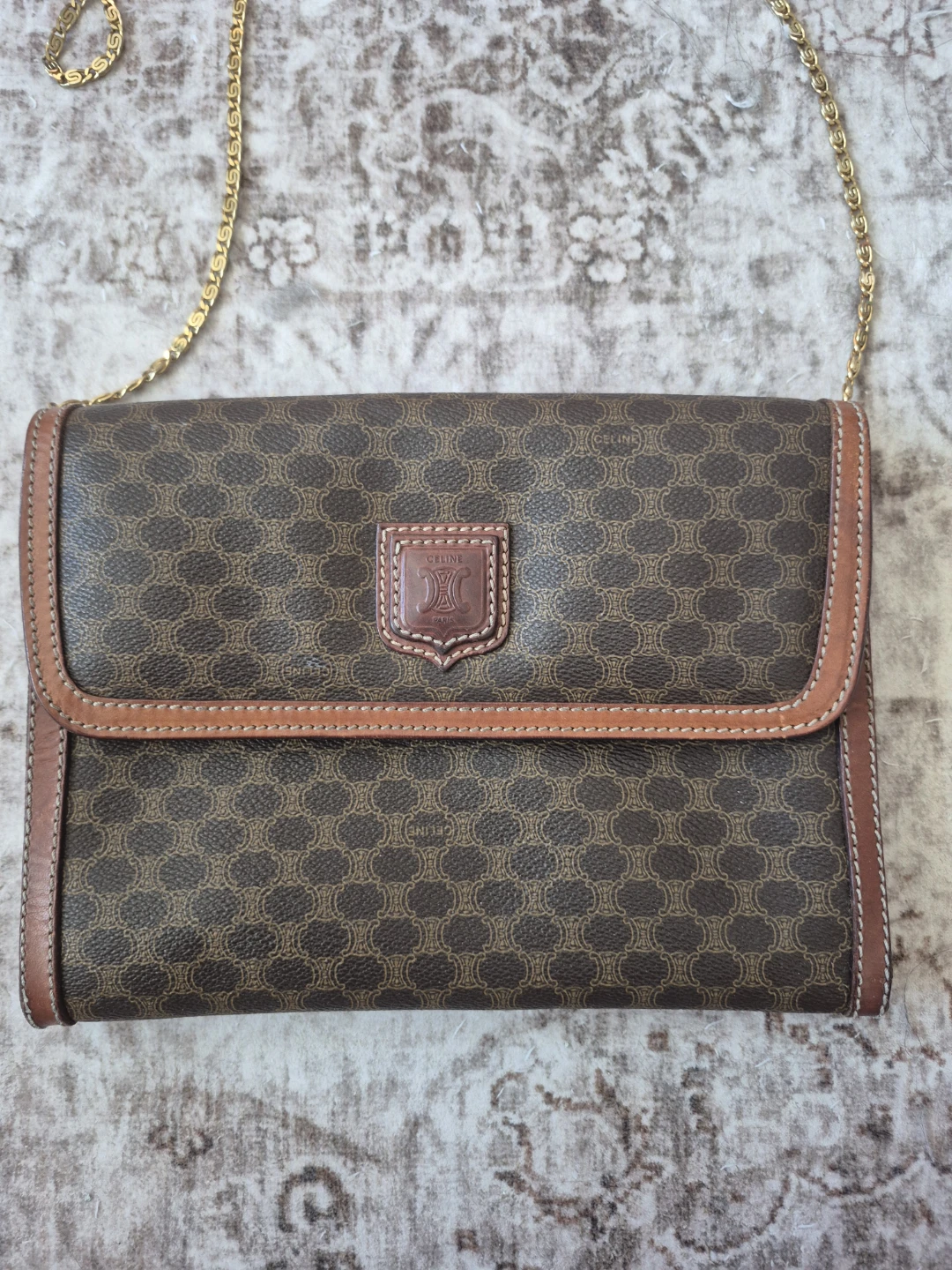 Vintage Celine Macadam Convertible Bag - photo 2