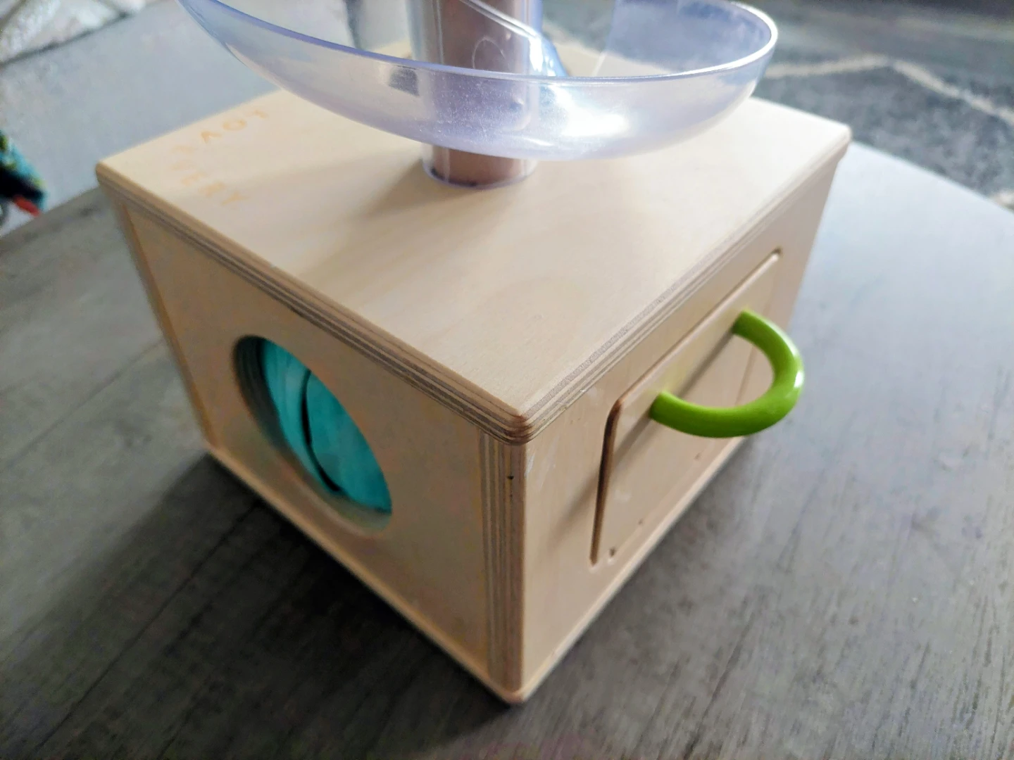 Wooden Ball Drop Ramp Toy with Balls - photo 3