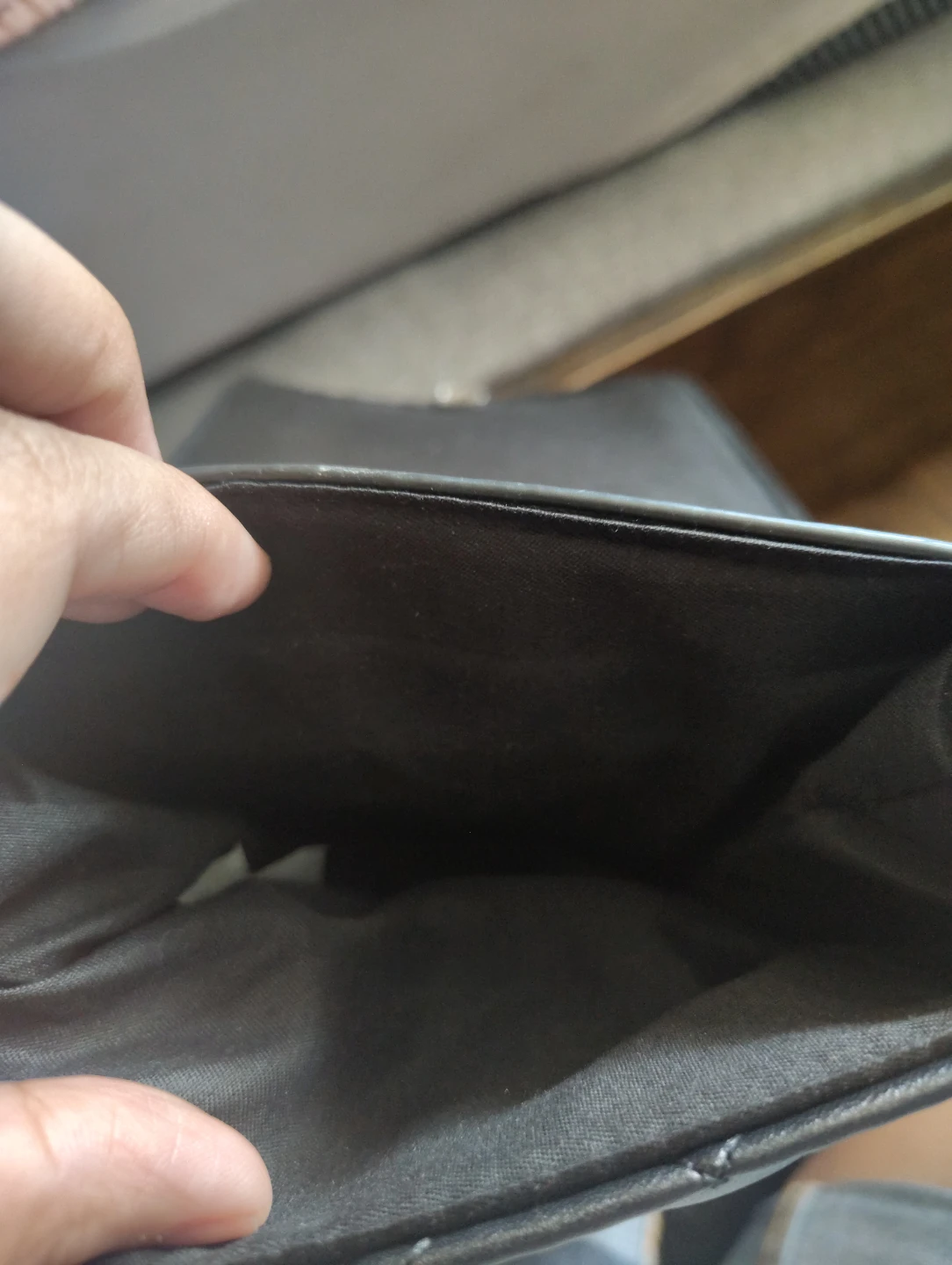 Black Quilted Shoulder Bag - photo 3