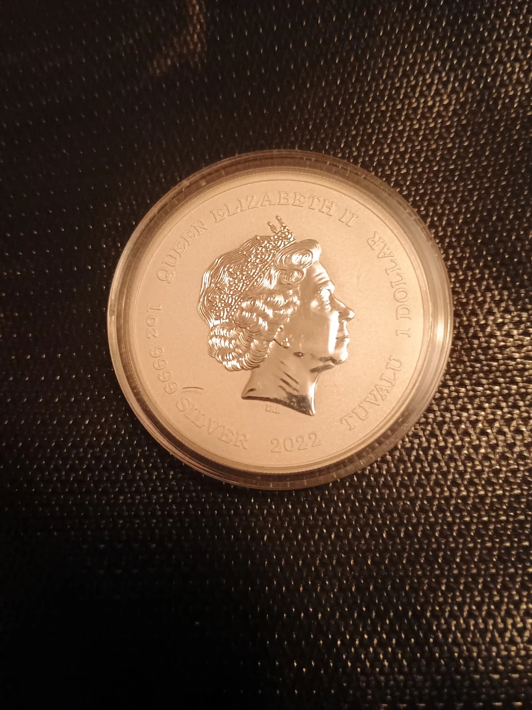 2022 Tuvalu Queen Elizabeth  The Phantom 1oz Silver Dollar Coin - photo 3