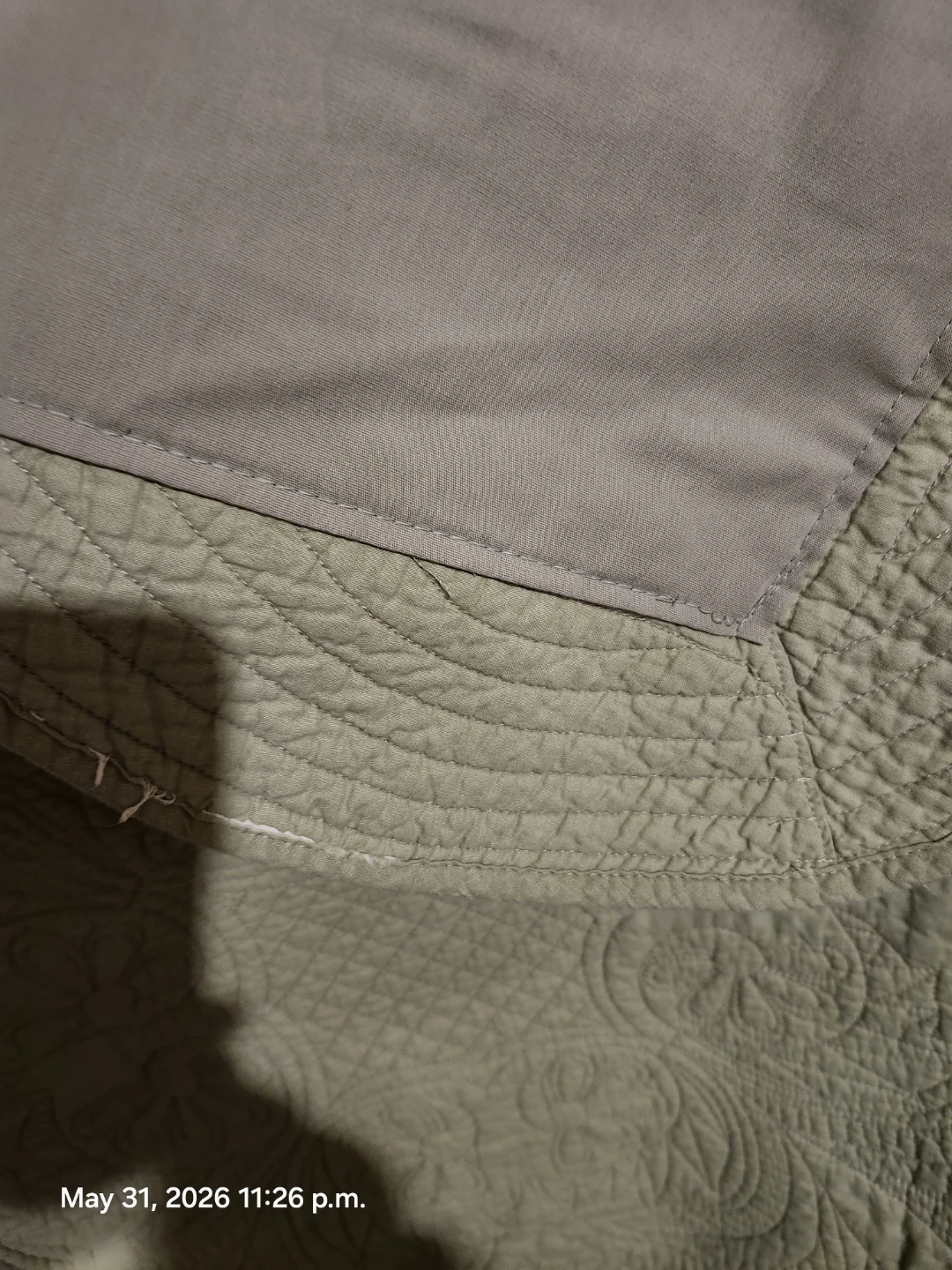 Queen Quilt made into Duvet w Duvet