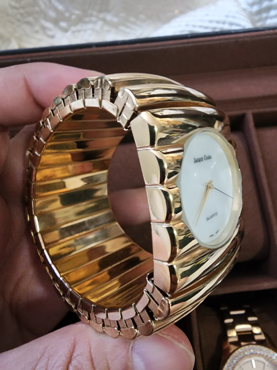 ⚽ Jacque Ciara Gold Tone Quartz Watch - photo 4