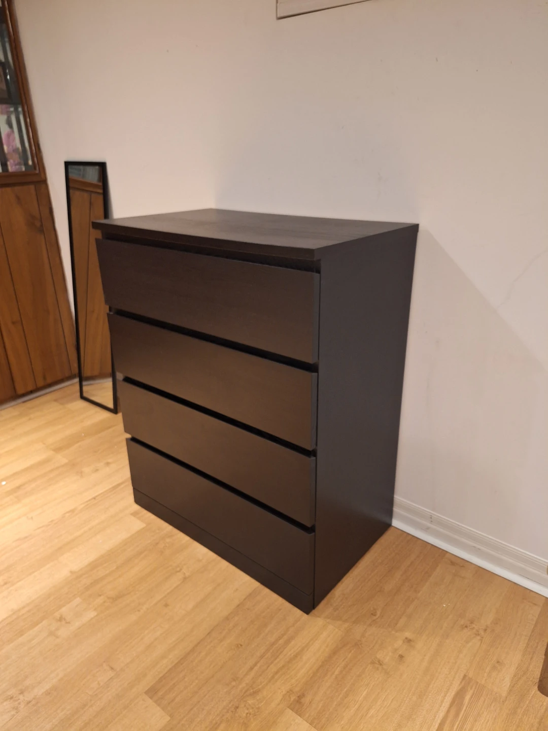 Dark 4-Drawer Dresser