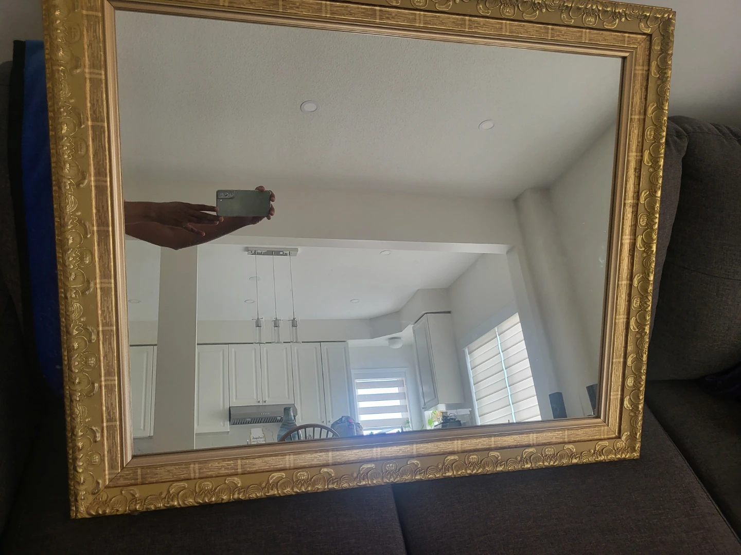 Ornate Gold Framed Wall Mirror - photo 2
