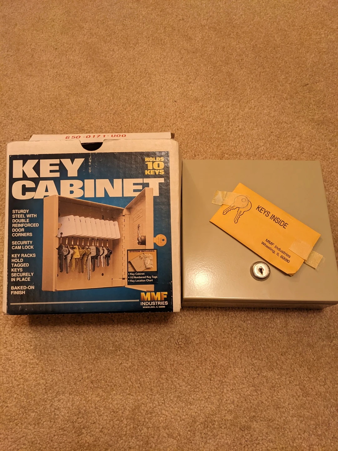 Brand New MMF Industries Key Cabinet