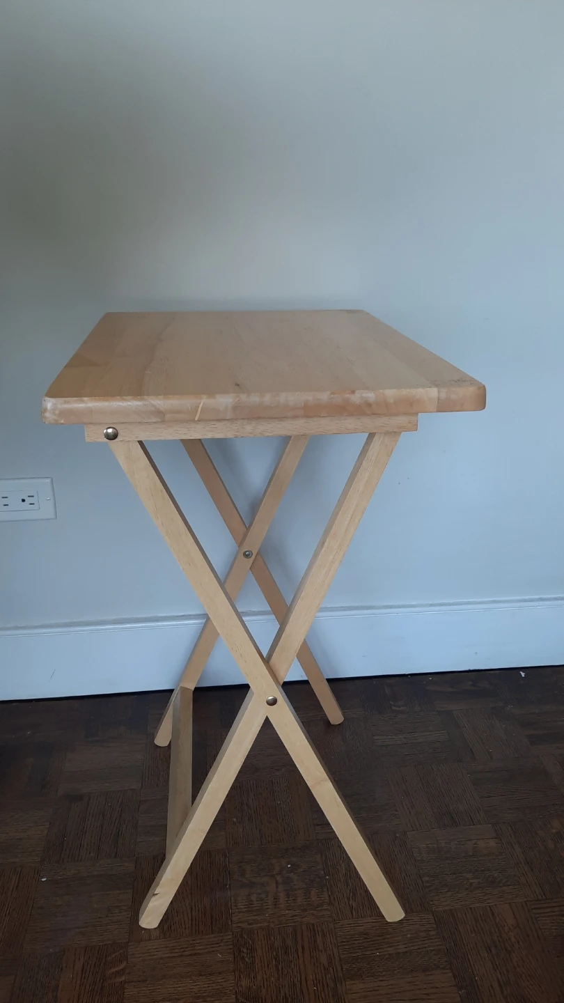 Wooden TV Tray Table - photo 2