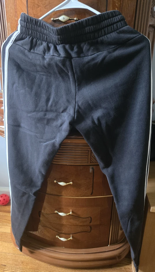 Adidas Jogger Pants Black White Stripes - photo 2