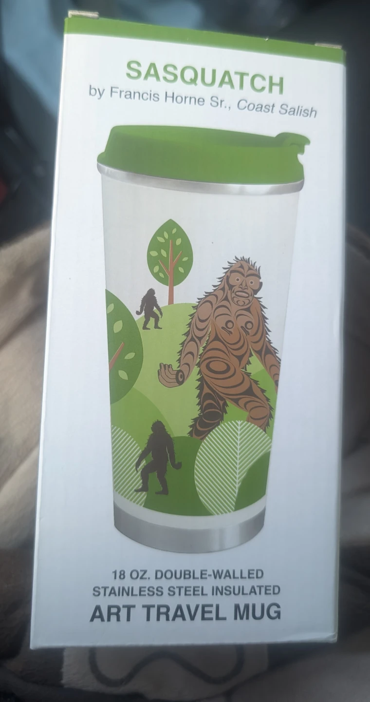 Sasquatch Art Travel Mug - 18 oz