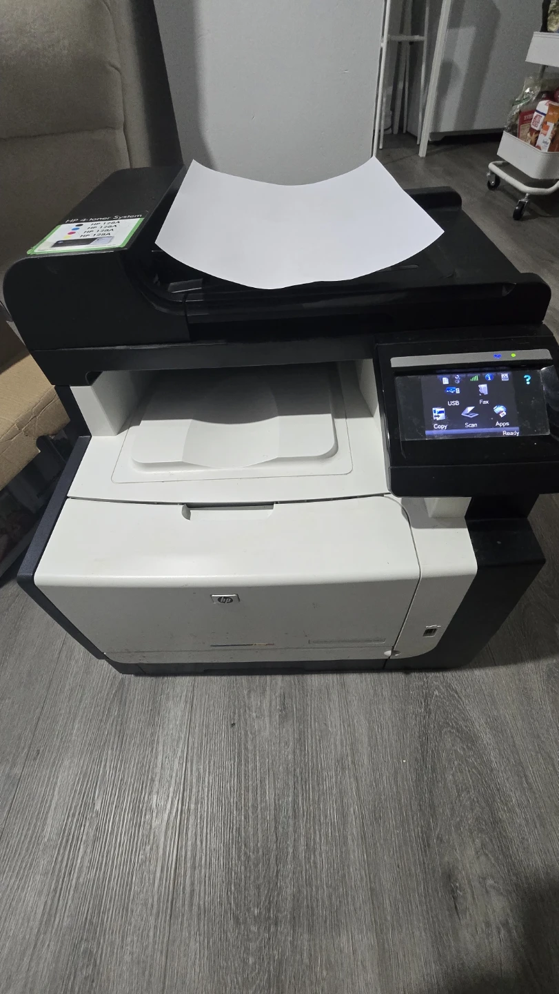 HP LaserJet Pro CM1415fnw Color Multifunction Printer,
