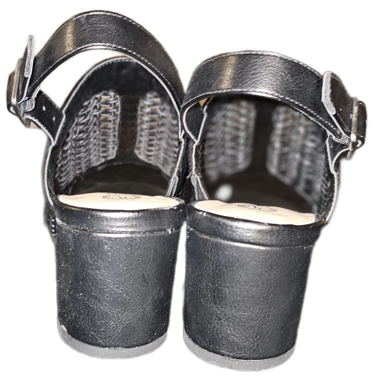 Black "Celestia" Peep Toe Sandals⚽️ - photo 3