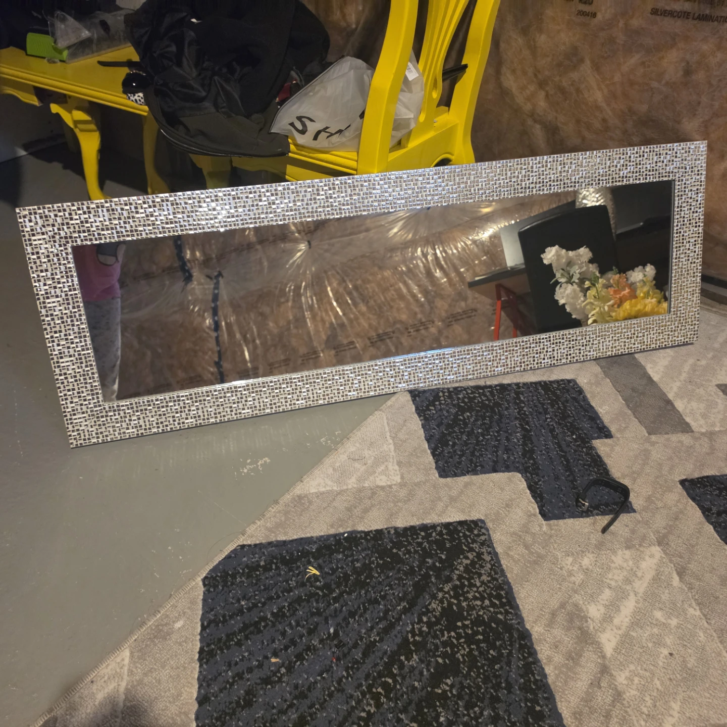Decorative Mirror with Mosaic Frame - photo 2