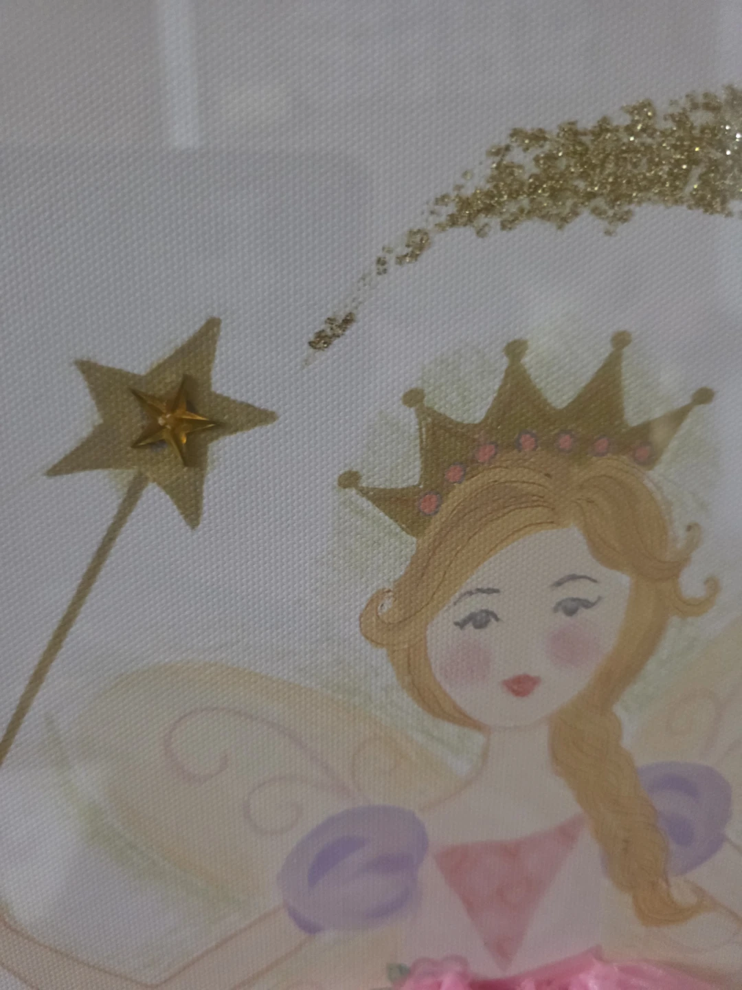 Framed Fairy Art with Tutu Skirt and Glitter - photo 3