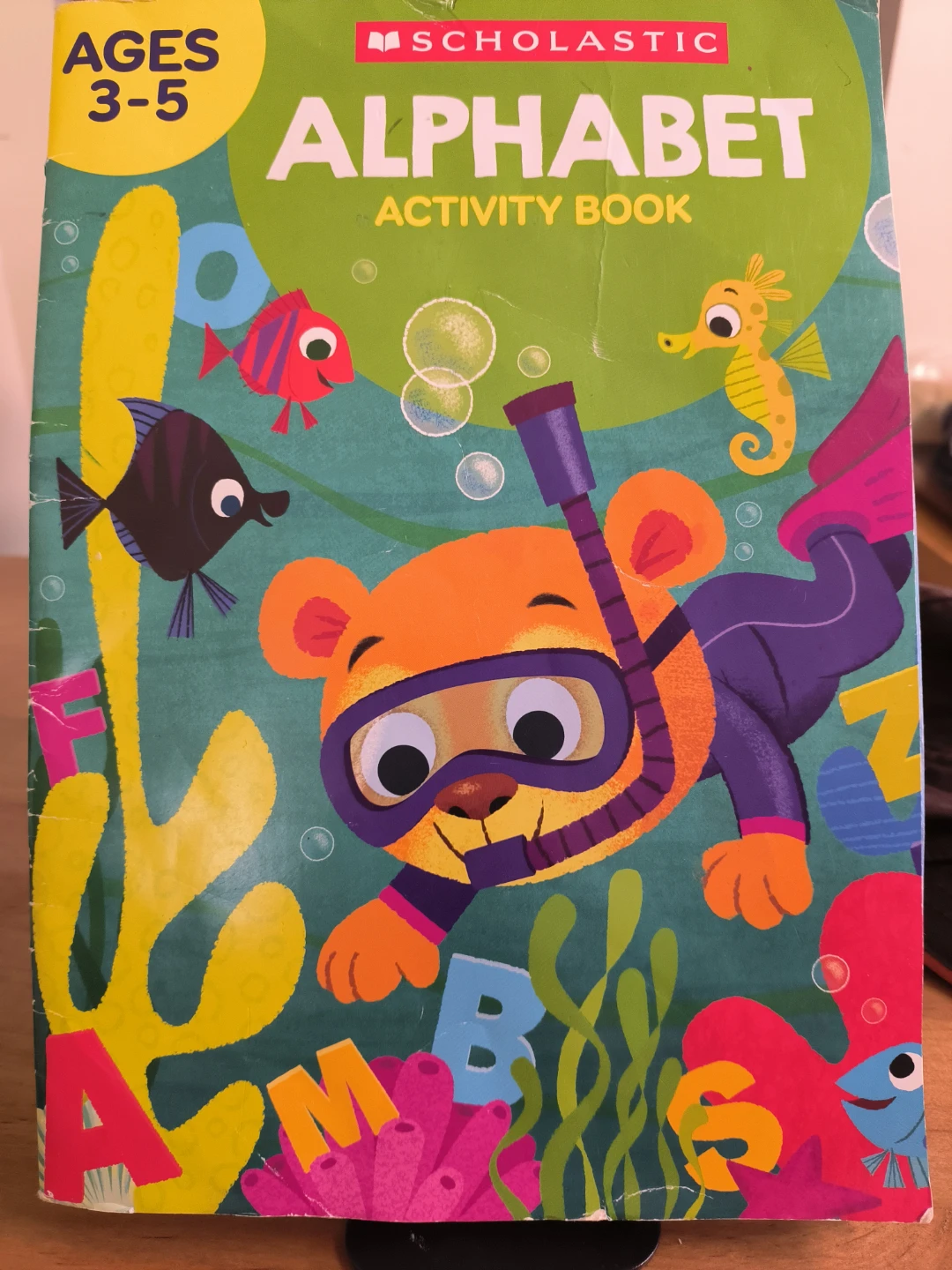 Scholastic Alphabet Activity Book Ages 3-5