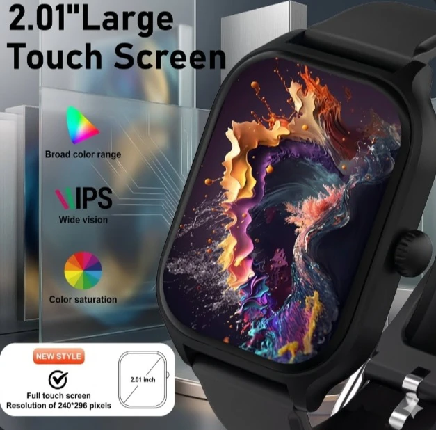 Smartwatch with 2.01" Touch Screen and Calling Features - photo 2