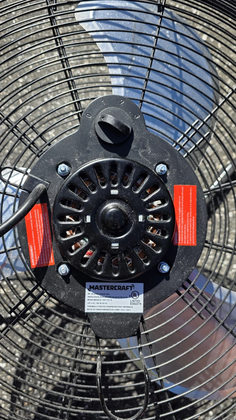 MASTERCRAFT 20" High Velocity Floor Fan - photo 2