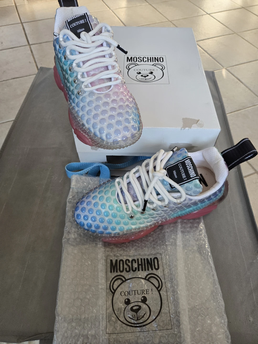 Moschino Couture "Bubble" Sneakers