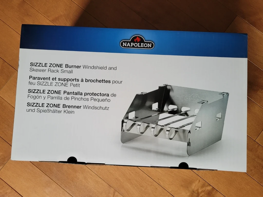 Napoleon SIZZLE ZONE Burner Windshield and Skewer Rack - photo 2