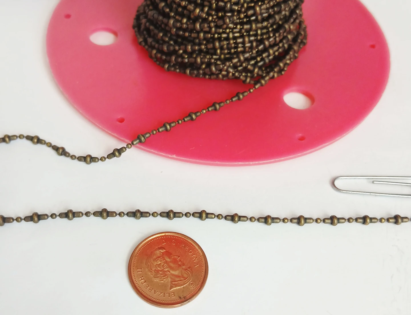 Antique Brass fancy Chain - 5 feets - photo 4